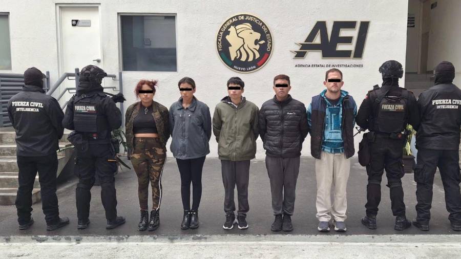 Los presuntos fueron detenidos en un operativo ejecutado en San Nicolás de los Garza, Nuevo León