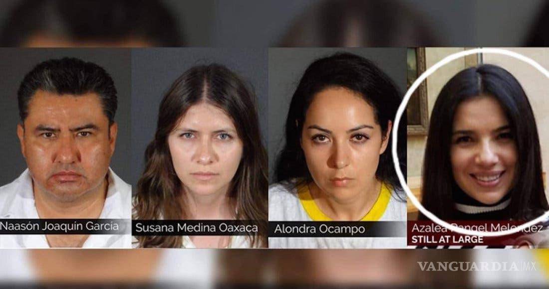 $!Naasón junto a sus cómplices, la última sigue prófuga