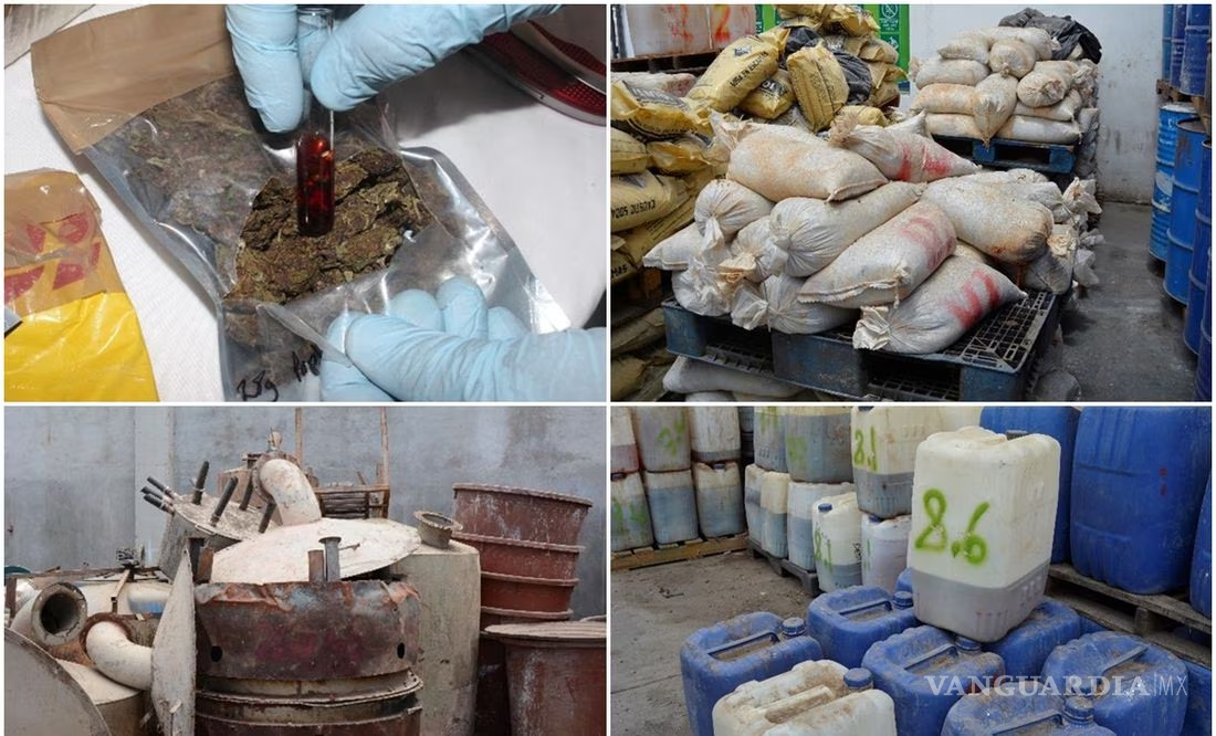 $!FGR destruye 36 toneladas de drogas y precursores químicos, y más de 735 mil pastillas de fentanilo