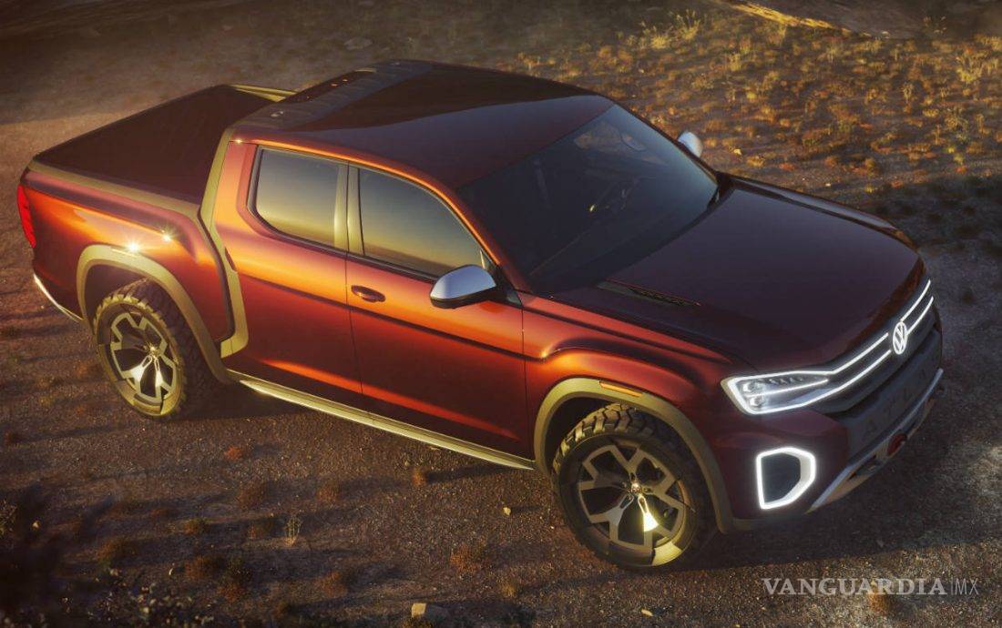 $!Volkswagen presentó la Atlas Tanoak Concept, imponente pickup