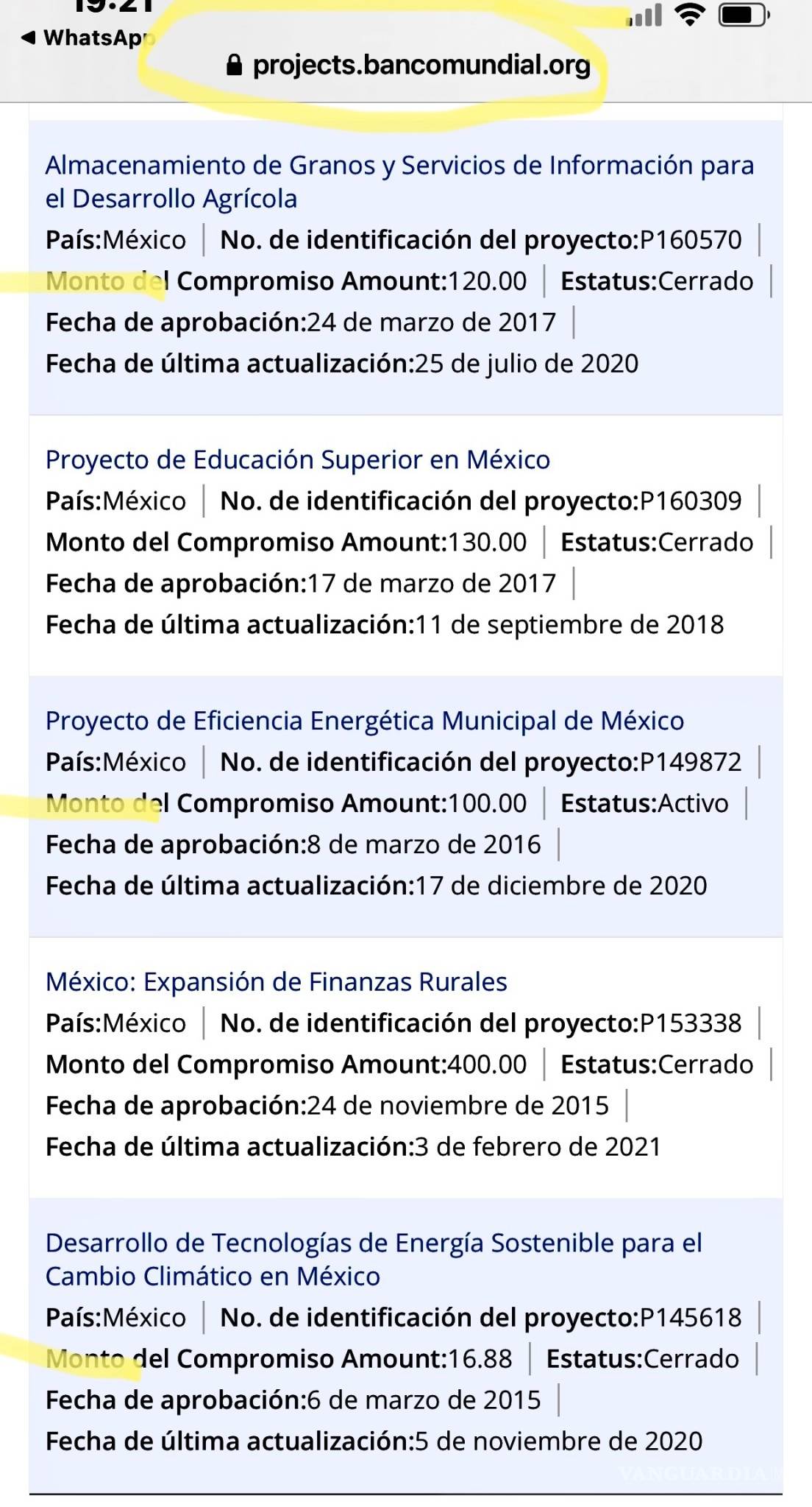 $!Pide gobierno de AMLO usd$2,130 millones al BM en 18 meses