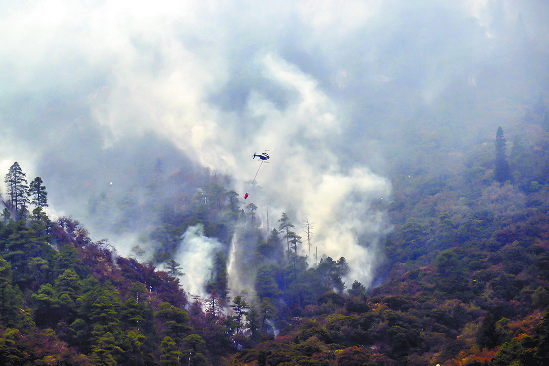 $!No escatimará Coahuila recursos contra incendio: Miguel Riquelme