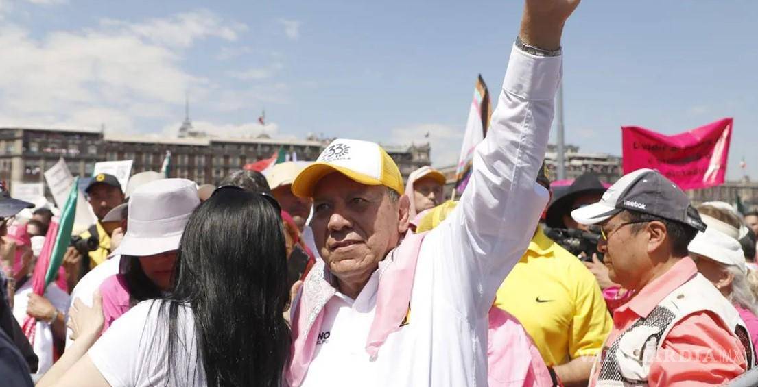 $!De marcha a “pasarela” de políticos, ¿quiénes acudieron a la marcha del INE?