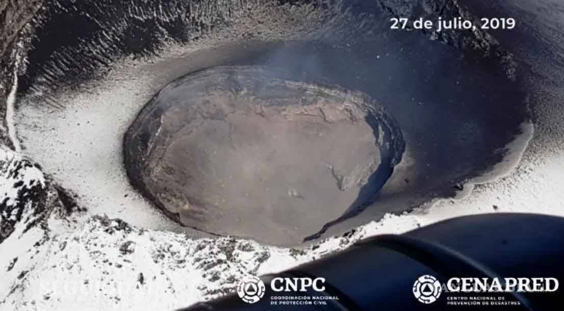 $!Confirman destrucción de domo en cráter del Popocatépetl