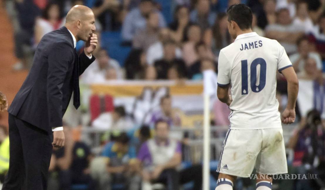 $!Zinedine Zidane cuenta con James Rodríguez para la próxima Temporada