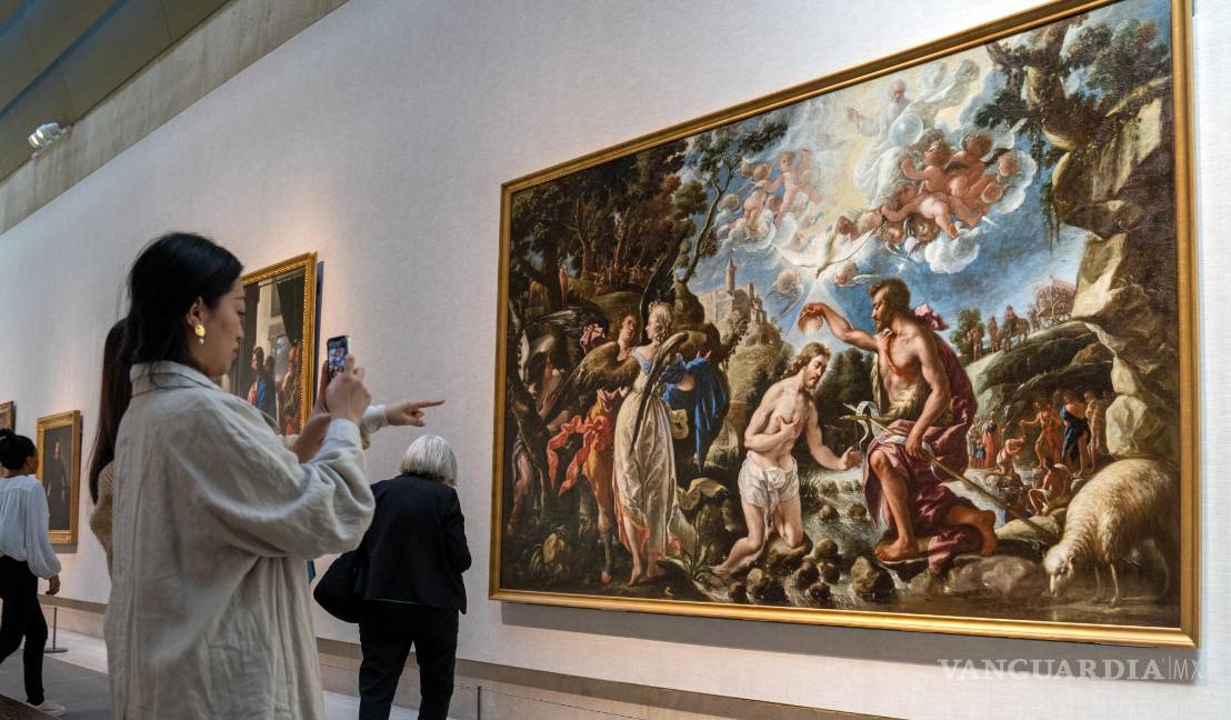 $!El bautismo de Cristo (1667) del pintor Juan de Pareja en la exposición que le dedica el Museo Metropolitano en Nueva York, la mayor exposición nunca dedicada a su persona y a su época.