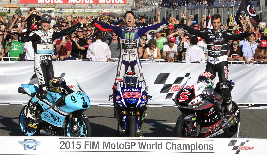 Lorenzo campeón del mundo con su séptima victoria de la temporada