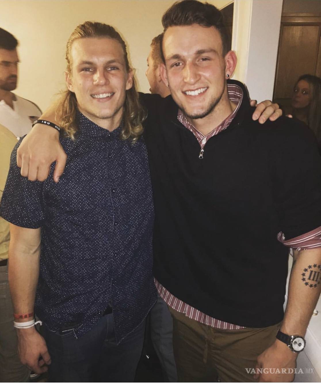 $!Pateador de Patriots se quitará tatuaje que apoya a organización ‘antigubernamental’