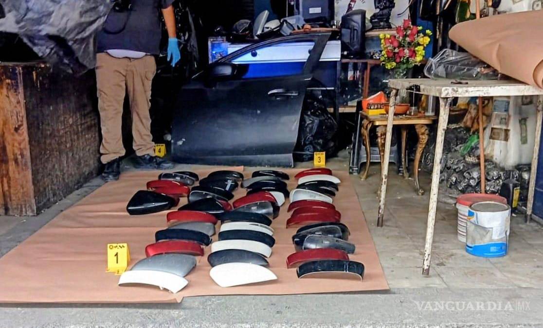 Catean local comercial en el que aseguran 14 mil piezas automotrices, en Nuevo León