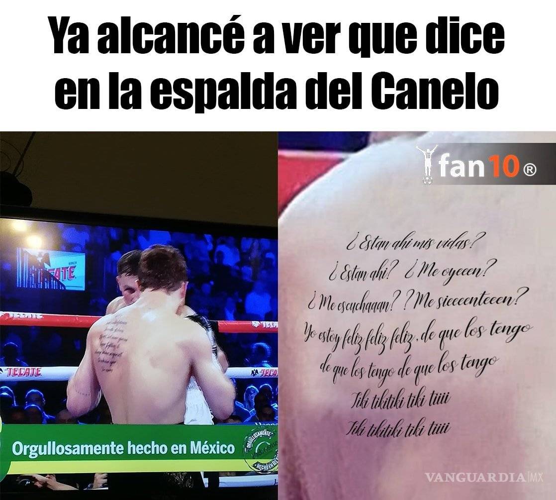 $!Los memes de la pelea del 'Canelo' Álvarez