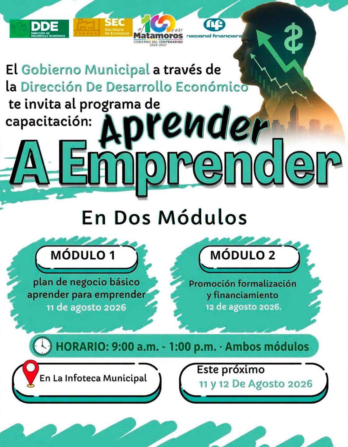 $!La capacitación se realizará los días 11 y 12 de agosto en la Infoteca Municipal de Matamoros, Coahuila.