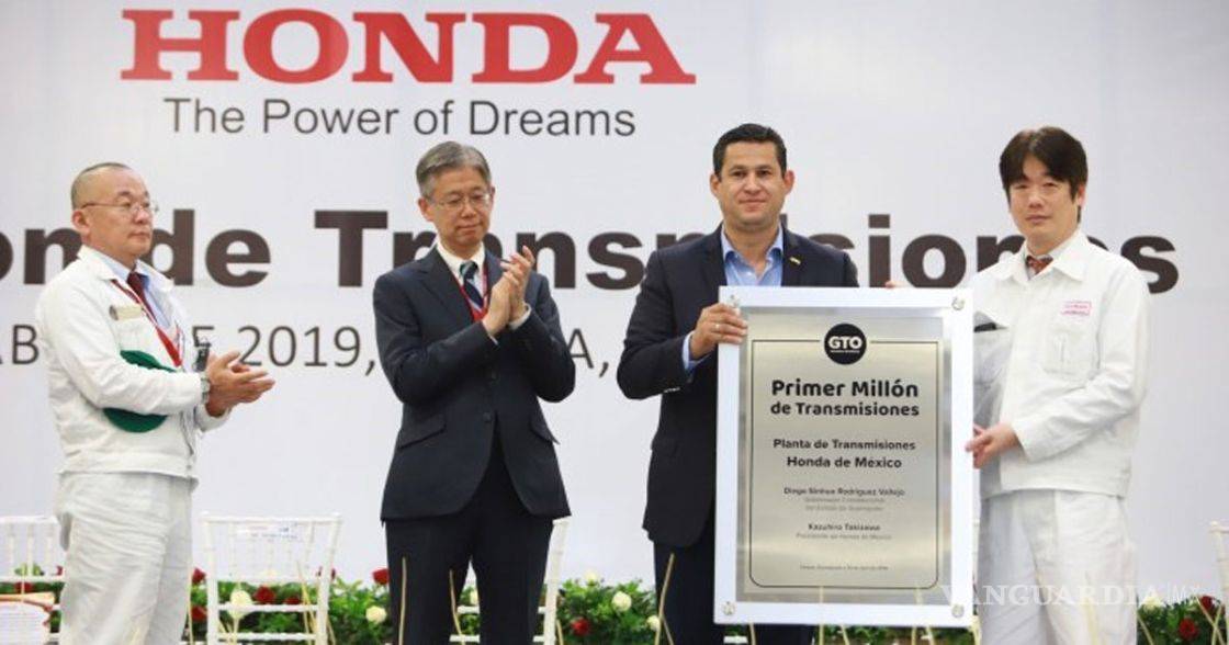 Honda celebra la producción un millón de transmisiones en Guanajuato