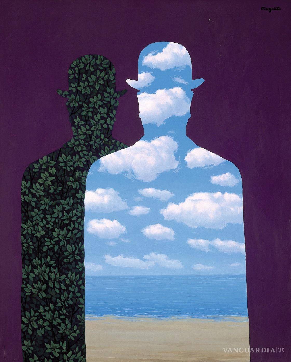 $!La alta sociedad de René Magritte pintado en 1965 o 1966. La mente ama lo desconocido. Le encanta las imágenes cuyo significado desconoce”. EFE/Museo Nacional Thyssen Bornemisza