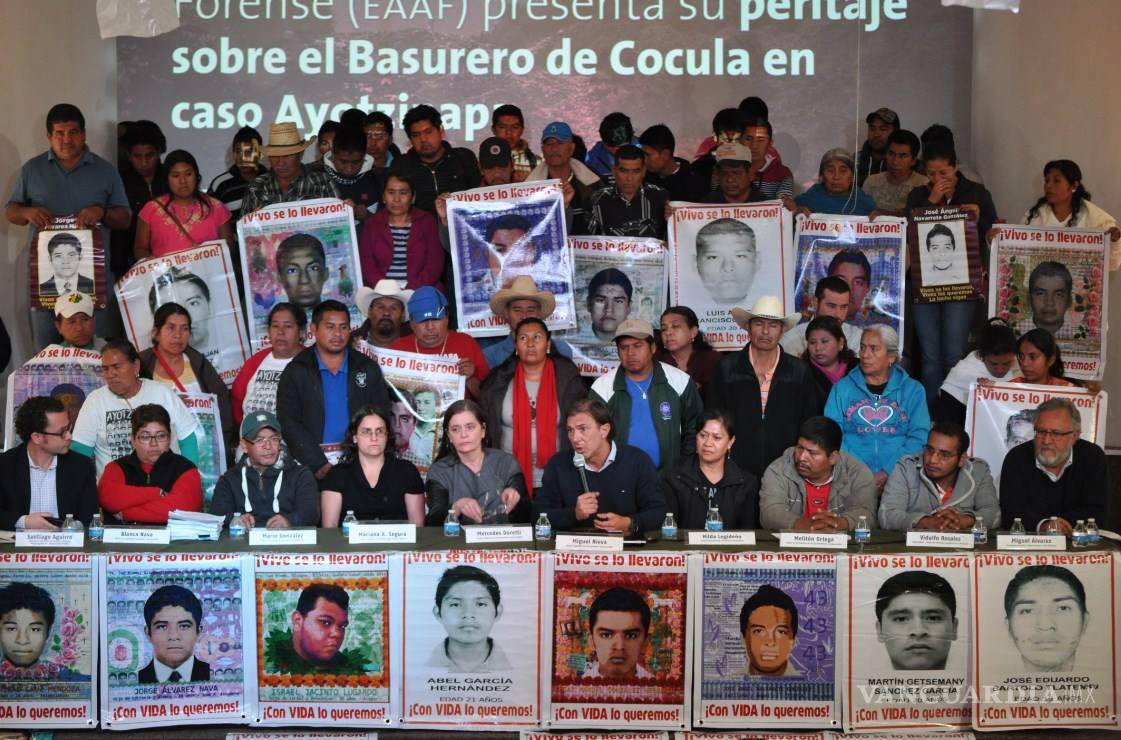 $!La EAAF proporcionó apoyo técnico en el caso de los 43 normalistas desaparecidos.
