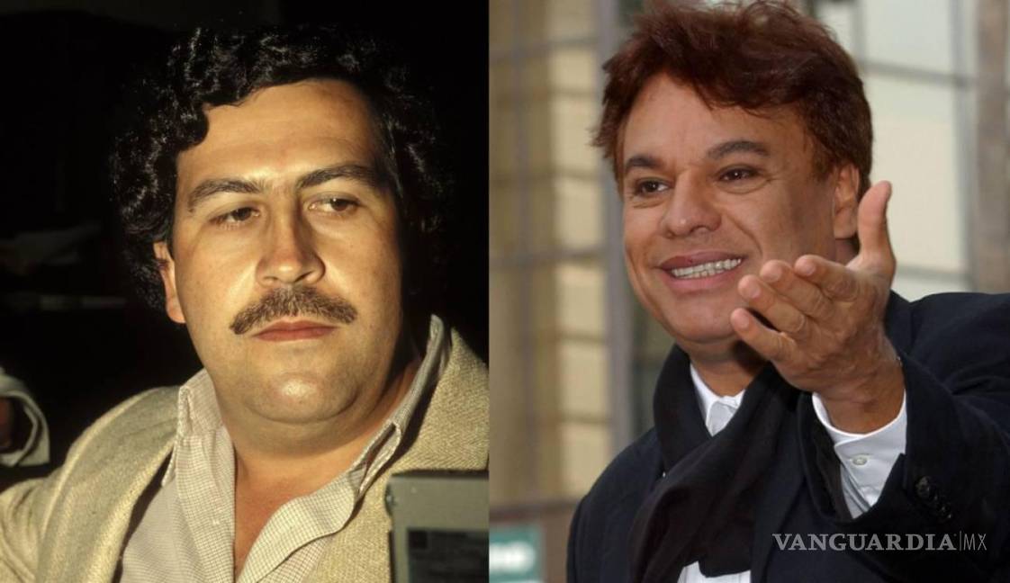 $!Juan Gabriel fue retado a besar al capo colombiano, y después de hacerlo, Escobar enfureció y estuvo a punto de matarlo.