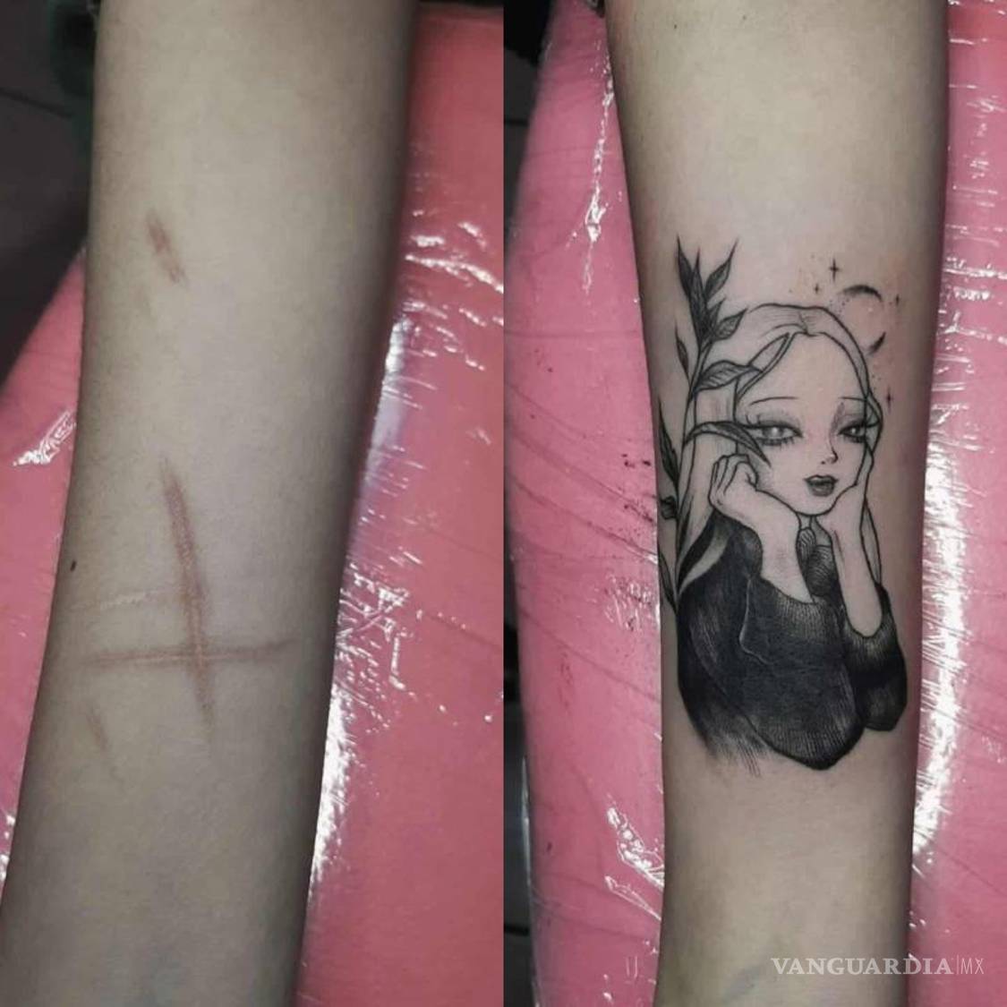 $!La tatuadora cuenta que acuden personas con cicatrices hechas con un desarmador hasta intentos de ahorcamiento o quemaduras.