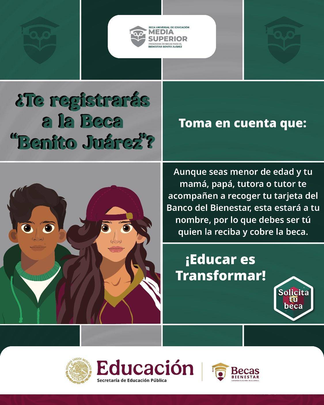 $!¿Perdiste la Tarjeta del Bienestar? Así puedes cobrar el dinero de tu Beca Benito Juárez o Rita Cetina