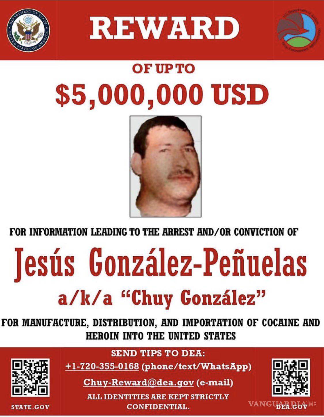 $!Abaten a ‘Chuy Peñuelas’, buscado en EU con recompensa de 5 mdd, tras enfrentamiento en Sinaloa