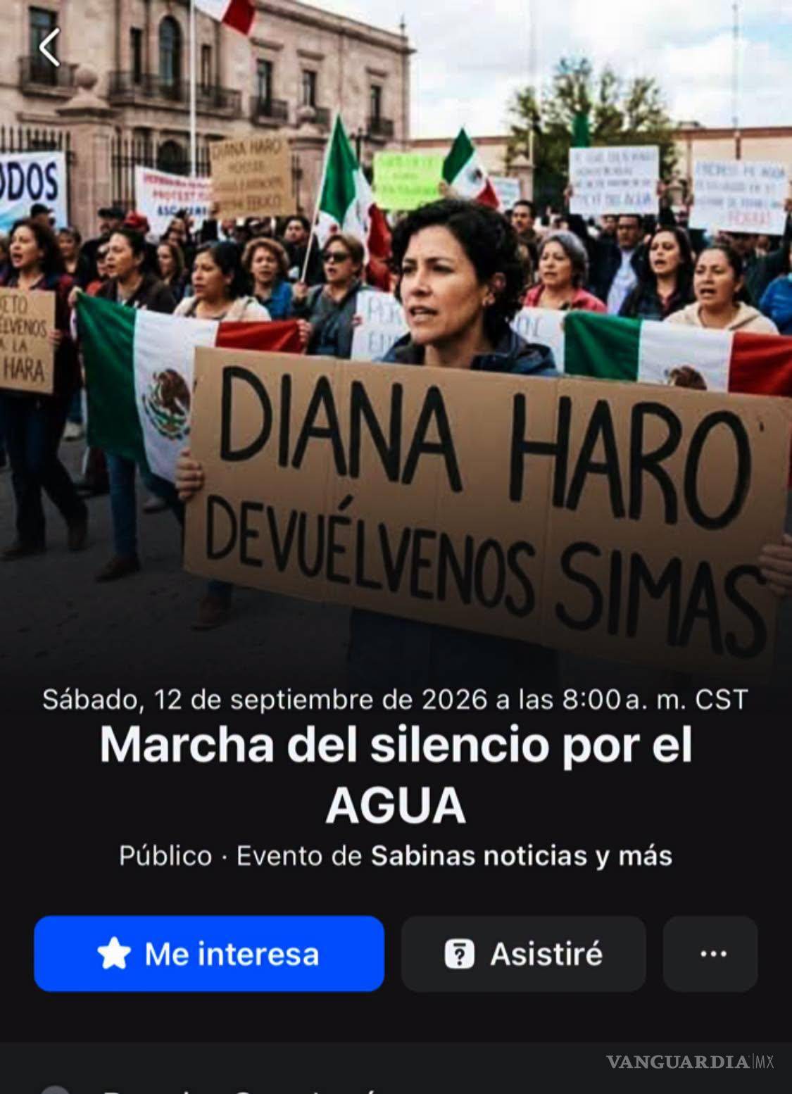 $!En redes sociales circula una convocatoria para aprovechar la concentración del 12 de septiembre y exigir una solución al problema del suministro.