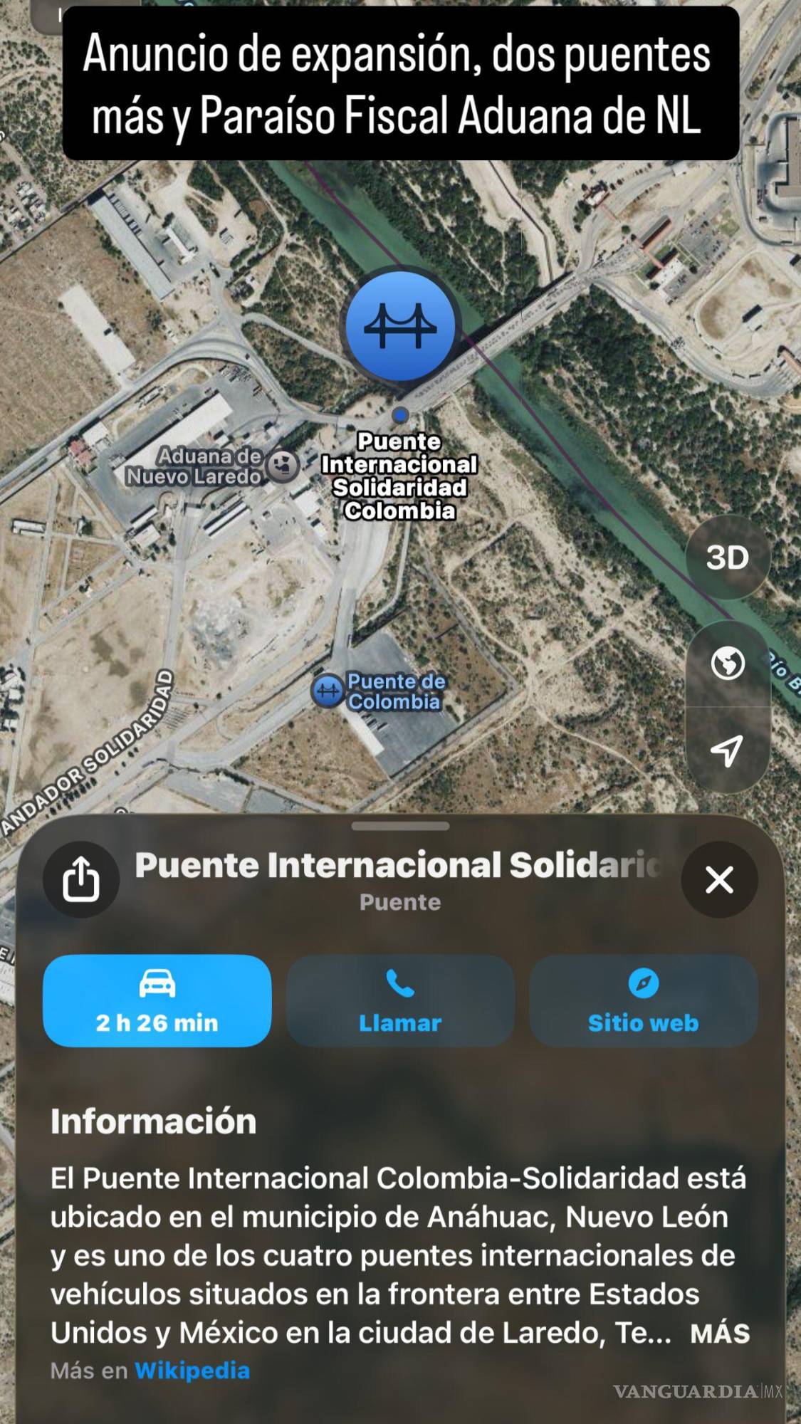 $!Samuel García anuncia nuevo polo industrial en la aduana Colombia tras gira por Texas: ‘Es un paraíso fiscal’