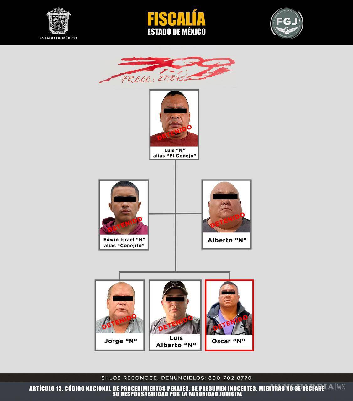 $!Detienen en Edomex a objetivo prioritario de Operación ‘Restitución’, presunto integrante de ‘Los 300’