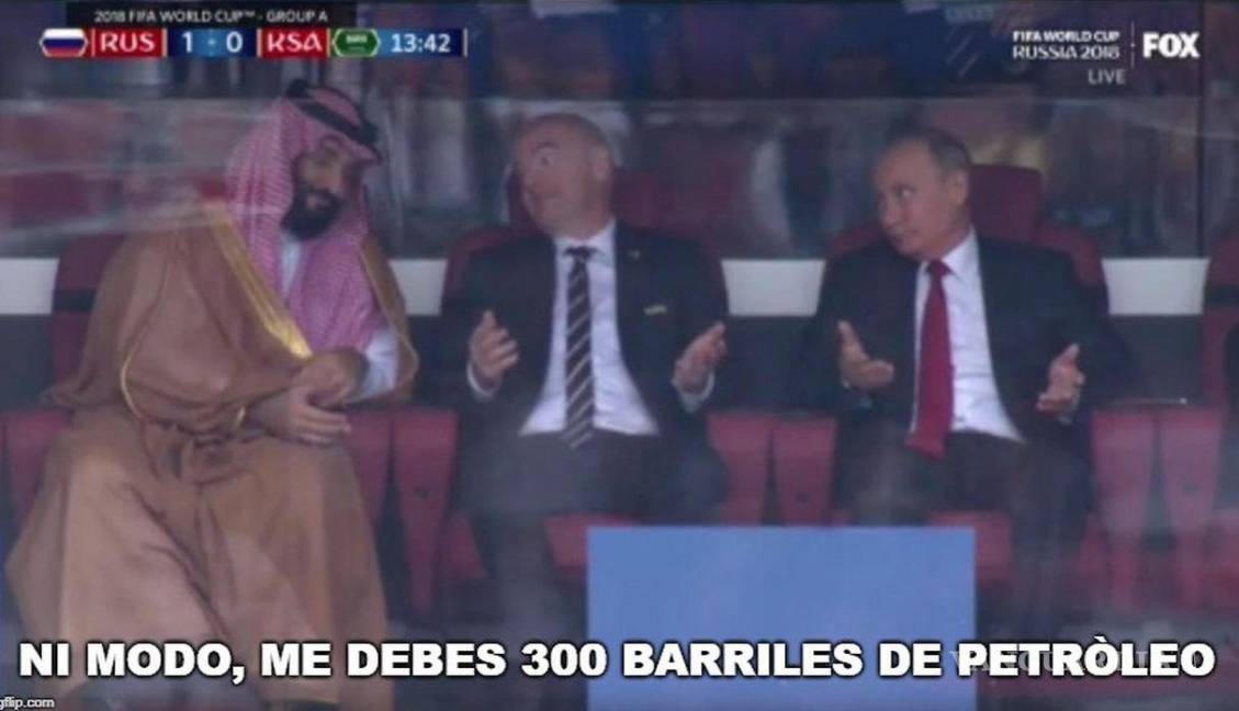 $!Los memes del juego inaugural del Mundial 2018 entre Rusia y Arabia Saudita