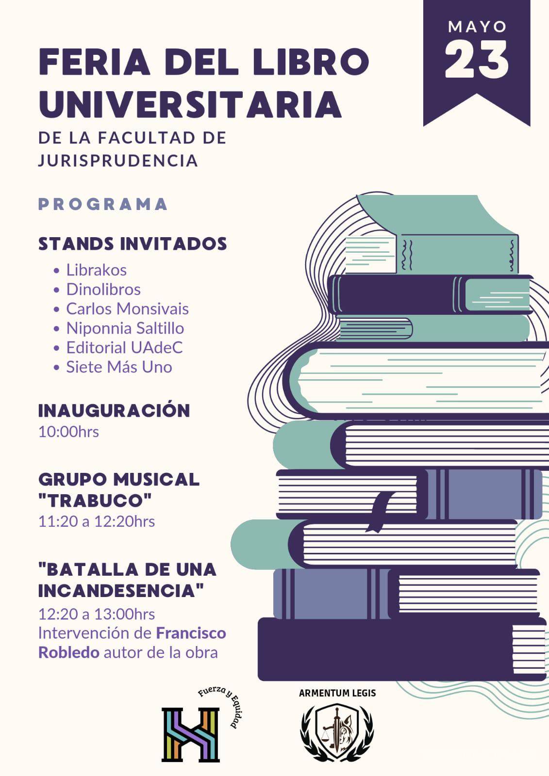 $!La feria comenzará el martes 23 de mayo a las 10:00 horas y dará fin en punto de las 18:00 horas.