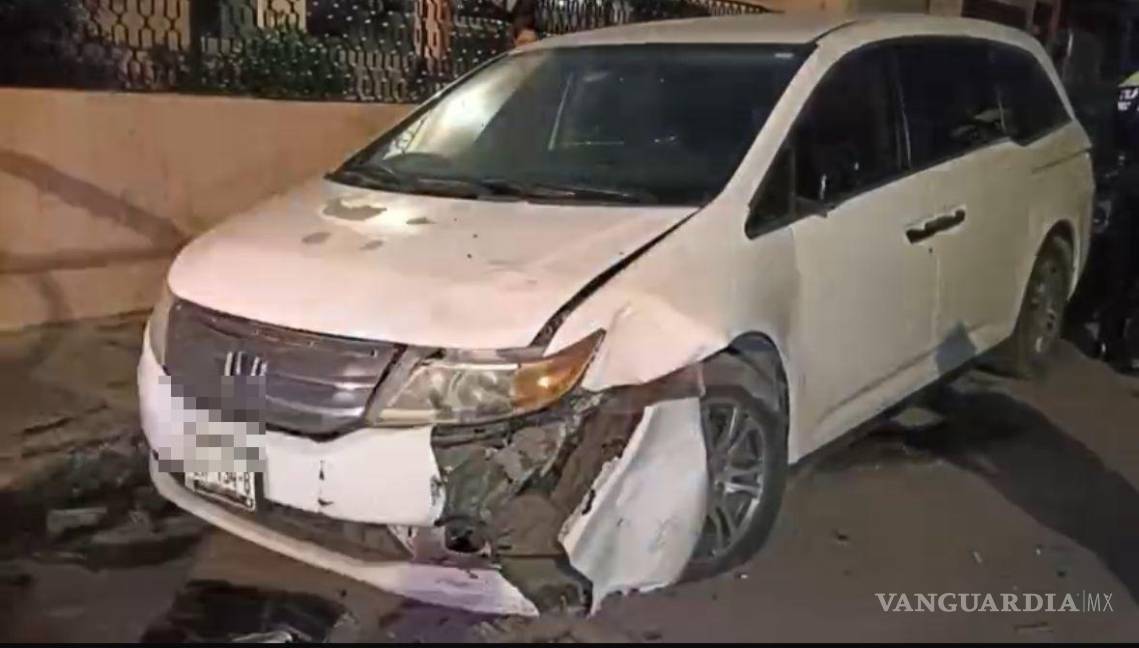 $!La camioneta Honda fue proyectada contra un vehículo Buick tras el primer impacto.