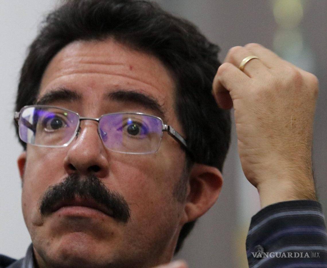 $!Pedro Salmerón en la presentación del libro El cambio democrático en México. Retos y posibilidades de la cuarta transformación. Cuartoscuro/Graciela López