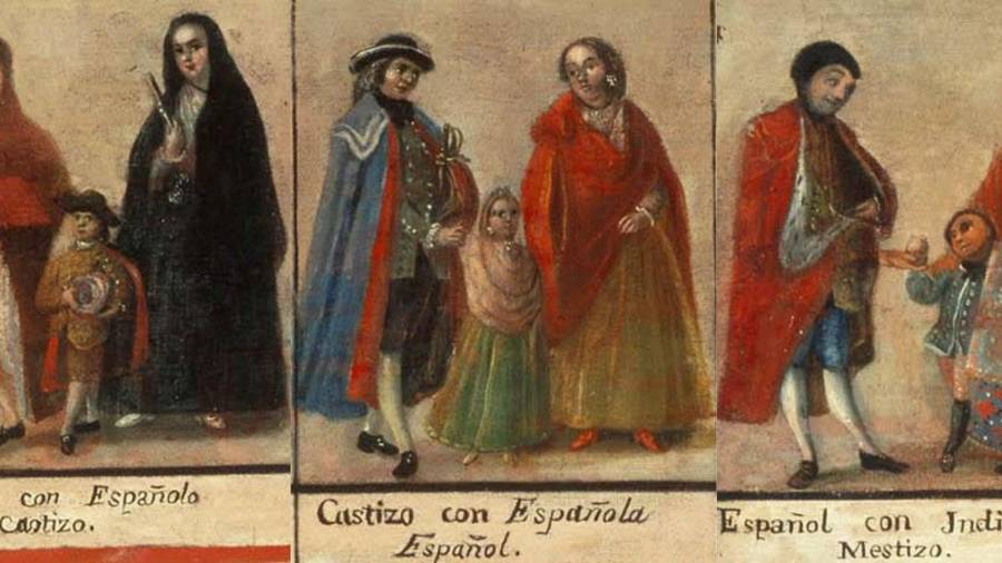 Pinturas de castas en la Nueva España