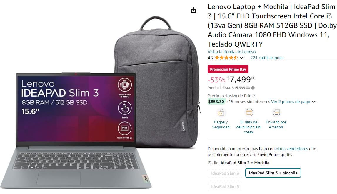 $!Prime Day 2024: Estas son las mejores laptops con descuento para el regreso a clases