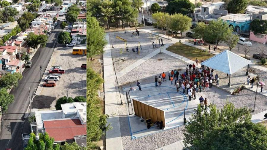 Además, en la Ampliación Evaristo Pérez Arreola se entregó un nuevo espacio público construido sobre una superficie de mil 710 metros cuadrados.