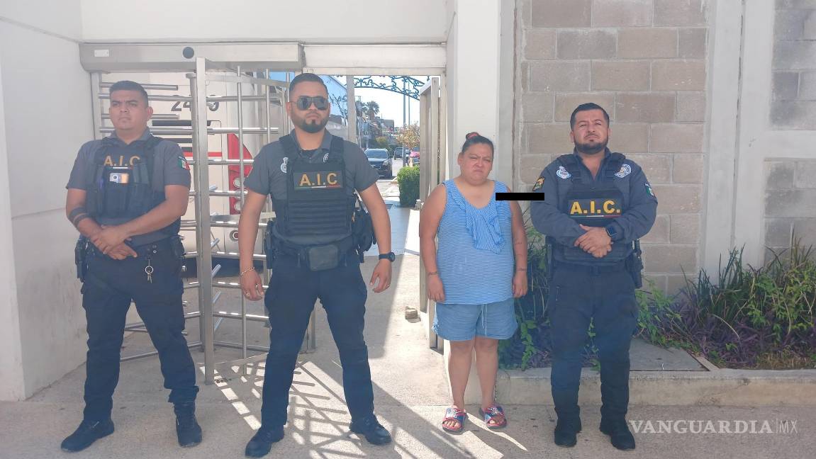 $!Autoridades de la AIC realizaron la detención de Suzanne ¨N¨ en Ciudad Acuña.