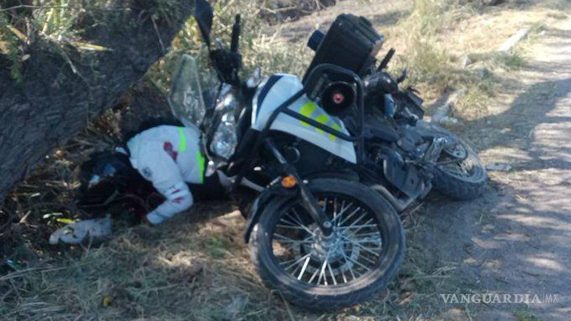 $!El ataque al oficial de tránsito ocurrió mientras circulaba en su motopatrulla