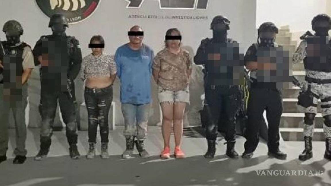 Detienen en Nuevo León a banda integrada por tres adultos y un menor de 15 años