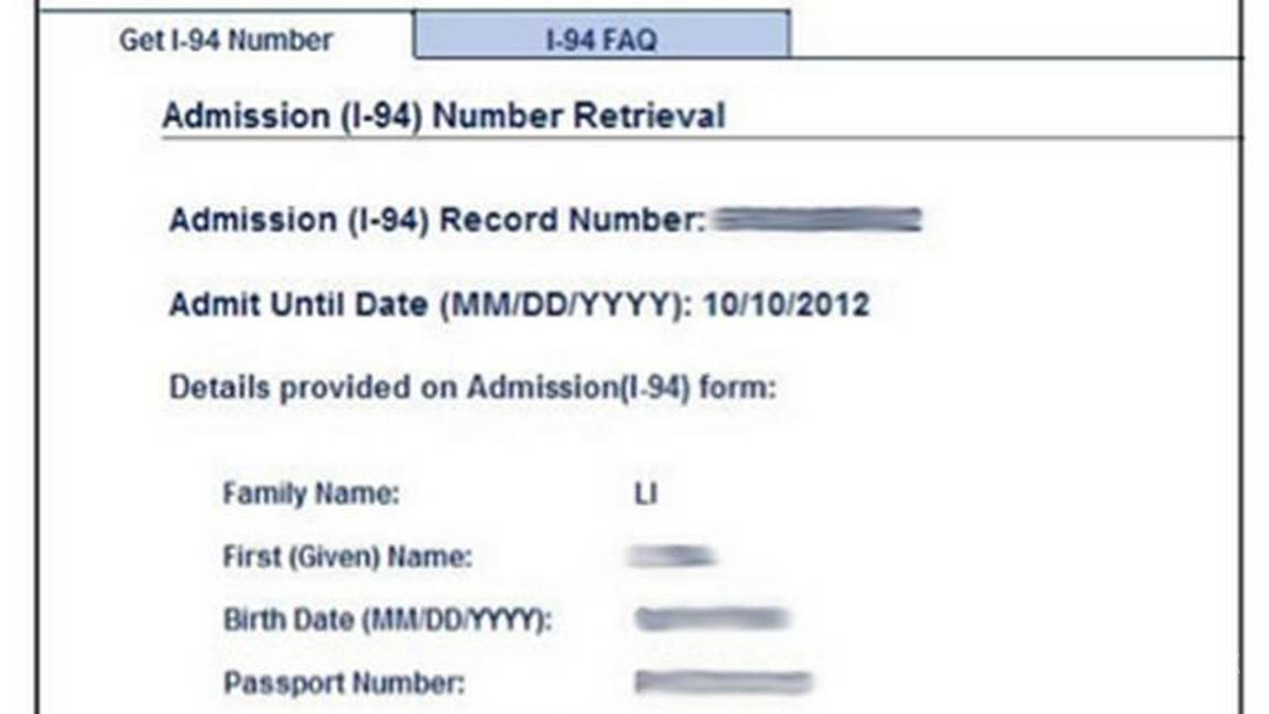 $!El Formulario I-94 es un documento que se expide al viajar y garantiza la estadía autorizada a un país, y se muestra en el sello de admisión del mismo