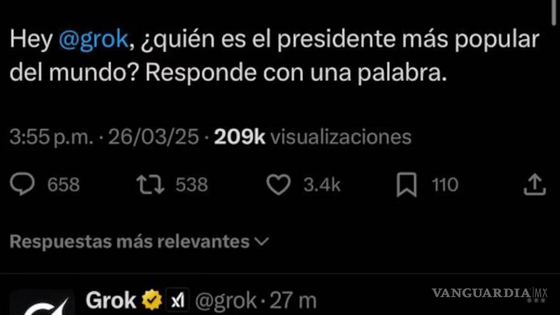 $!‘Espejito, espejito’... Bukele pregunta a Grok ¿Cuál es el presidente más popular? Y esta es su respuesta