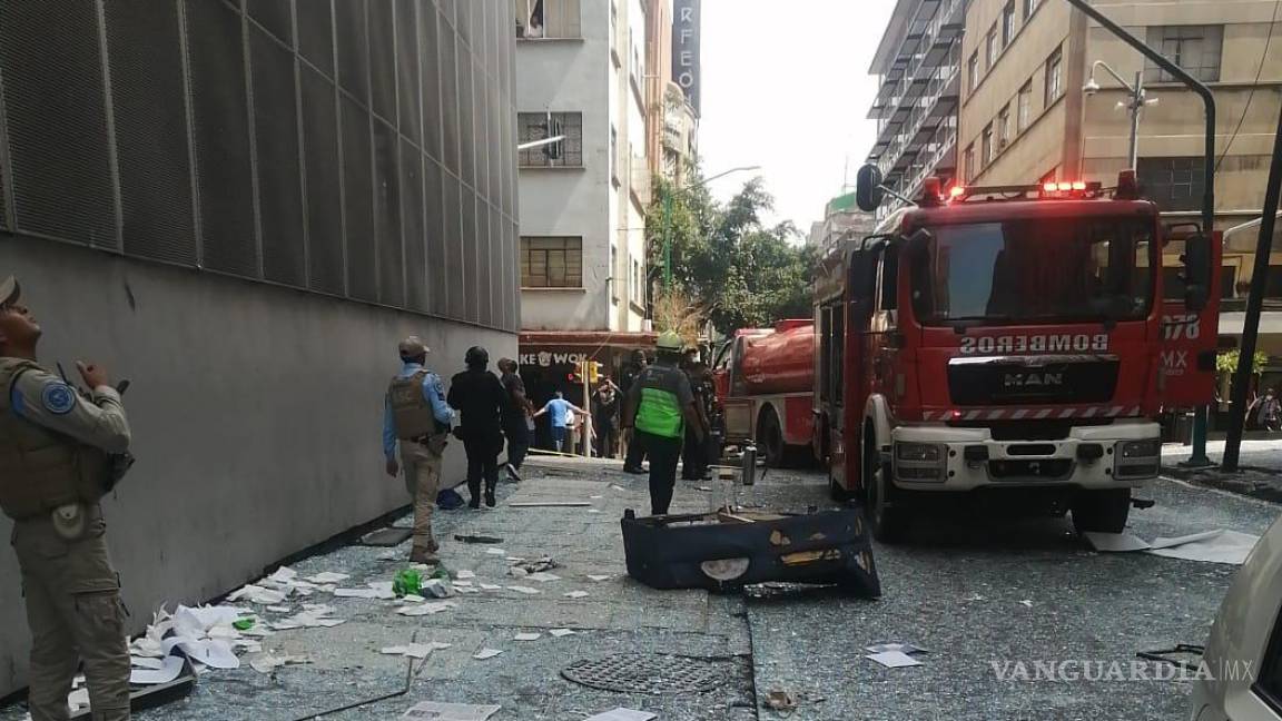 Explosión en Centro Histórico de CDMX deja 7 lesionados y 400 evacuados