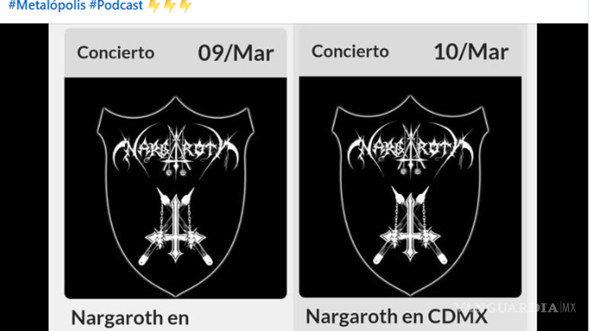 $!Nargaroth sorprende a México con dos fechas imprevistas de concierto