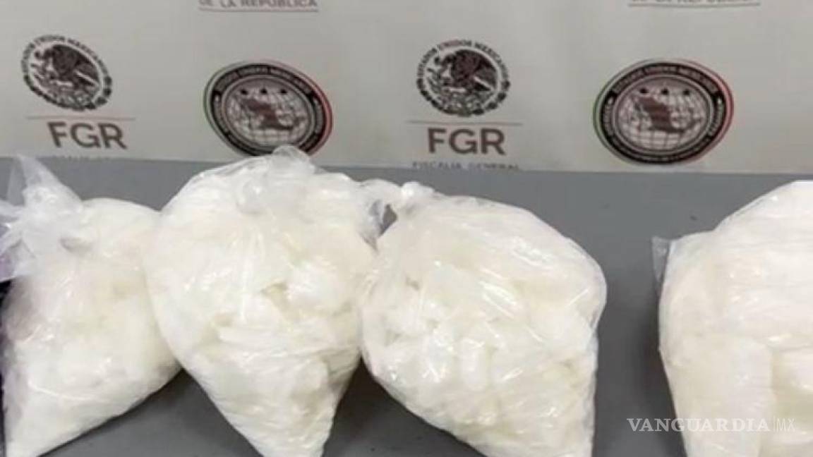 FGR: detienen a dos personas con tres kilos de metanfetamina en NL