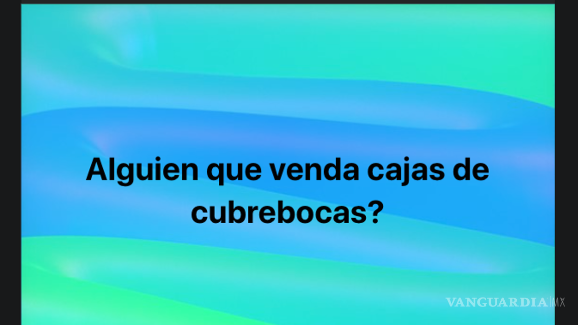 $!‘Nenis’ de Saltillo se suman a la contingencia; venden cubrebocas y pruebas para detectar COVID