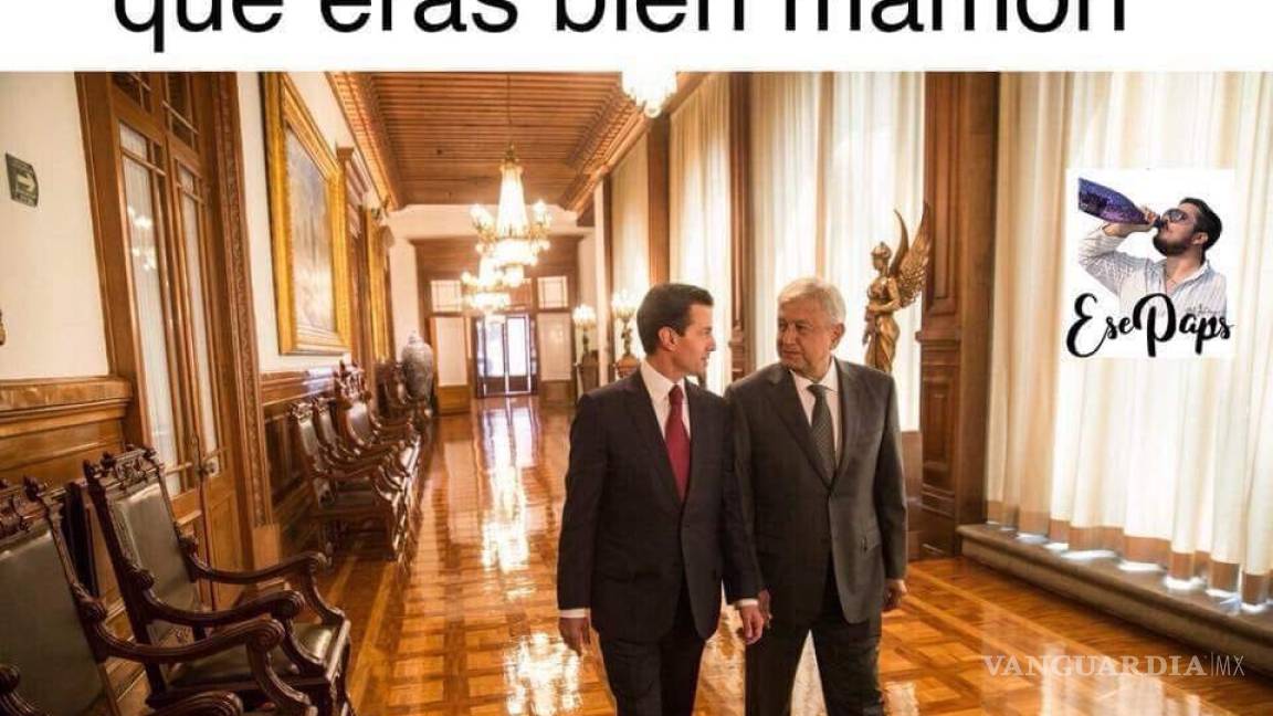 $!Peña Nieto le da consejos a AMLO en estos memes