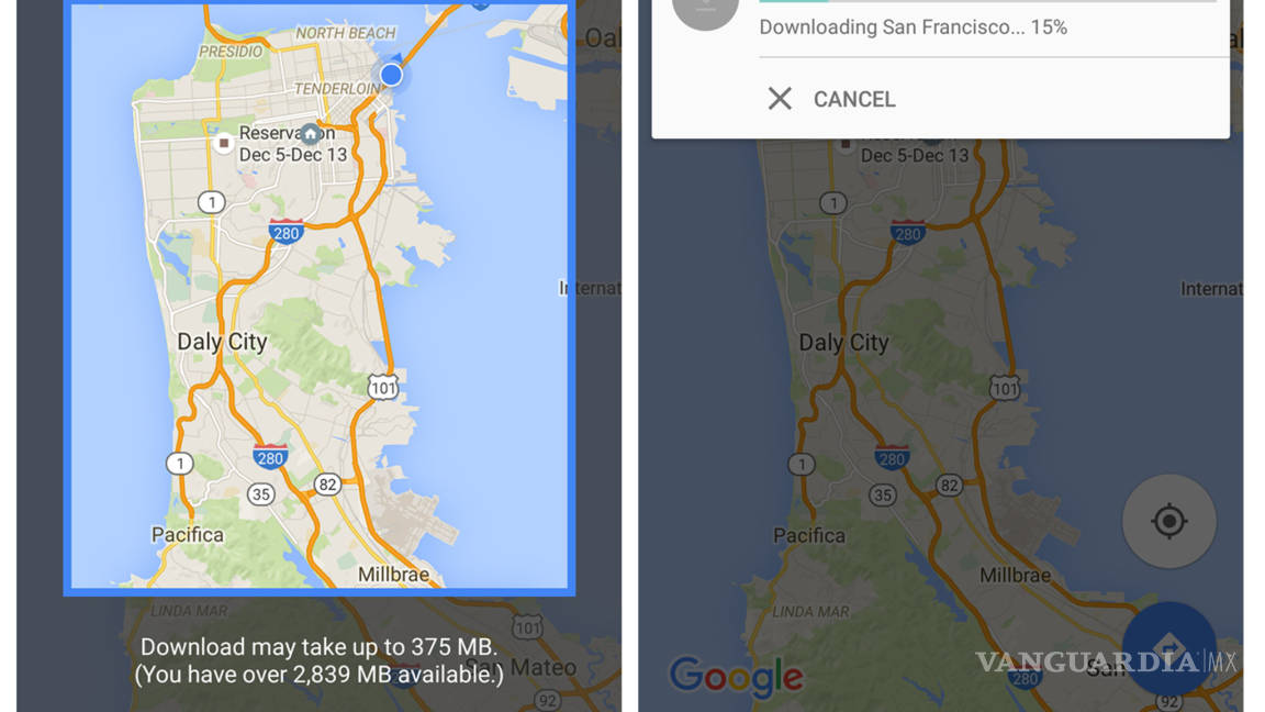 Ya podrás navegar en Google Maps sin Internet