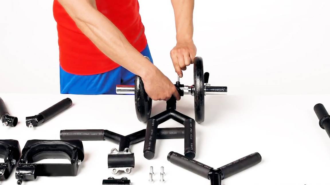 $!Accesorios para musculación Holdweights. EFE/Promoingenio