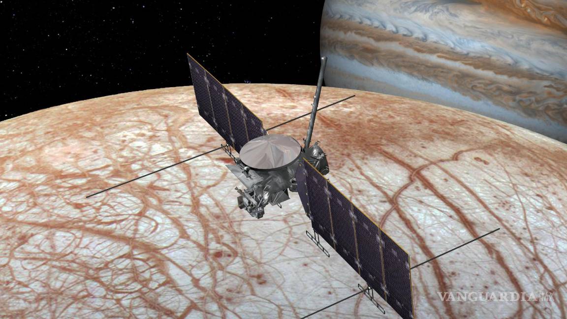 $!Representación artística de la misión Europa Clipper de la NASA en 2019.