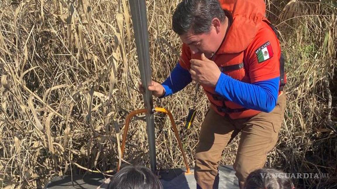 Piedras Negras: rescata Migración a tres niñas en el Río Bravo