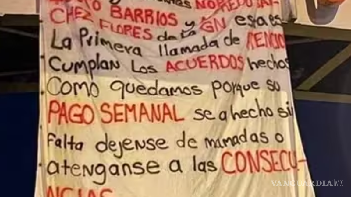 $!“Cumplan los acuerdos”, Los Chapitos amenazan a la Guardia Nacional en Sonora