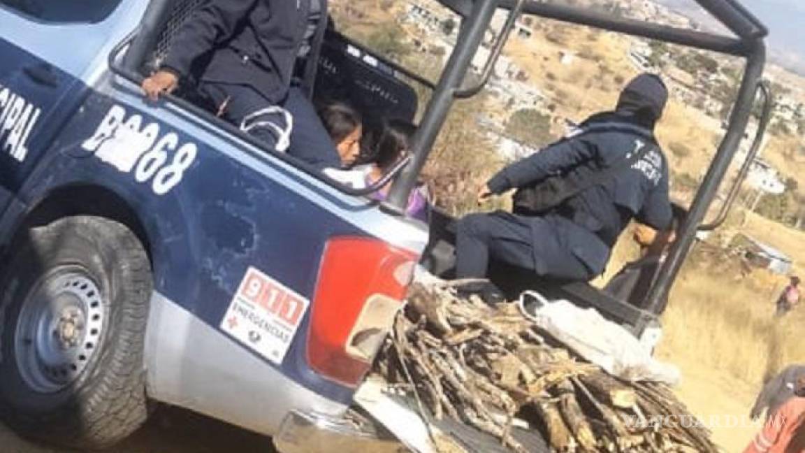 ¿Fue justo?, policías detuvieron a mujeres por recoger leña en un cerro, en Oaxaca