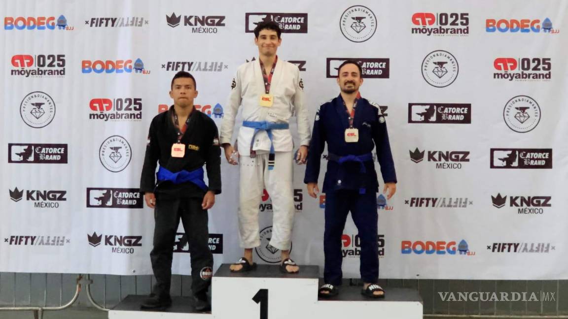 $!Gladiadores saltillenses de jiu jitsu conquistan primeros lugares en torneo de Monterrey