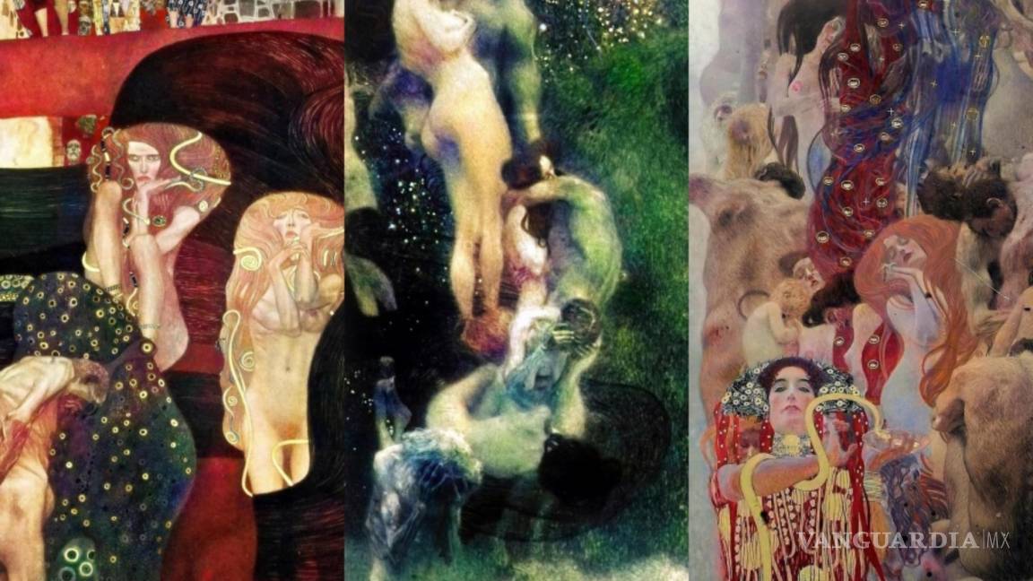 Inteligencia artificial devuelve el color a tres obras perdidas de Gustav Klimt